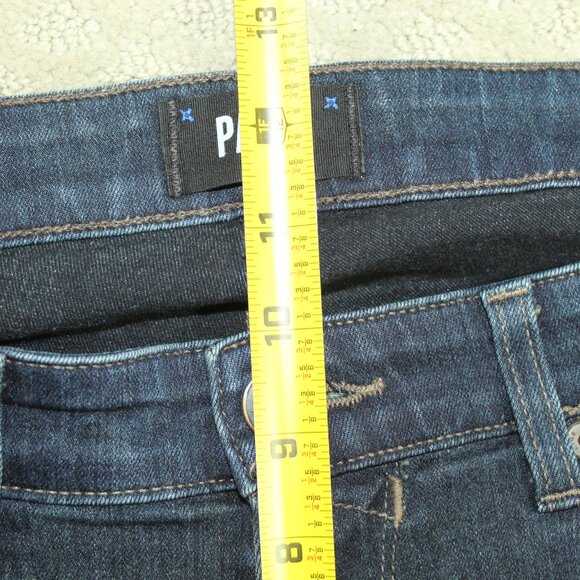 Paige Jeans Mens 32x30 Blue Federal Denim Rayon Blend Slim Straight Stretch - Picture 7 of 8